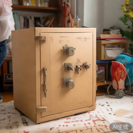 简易纸盒保险柜，防小偷，存小物