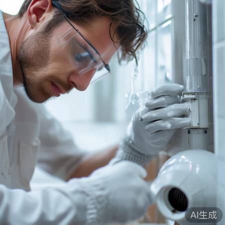 排水管接头涂胶防漏