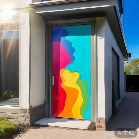 喷漆门色彩丰富,保温美观。