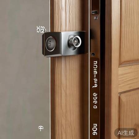 指纹锁安装空间宜适中