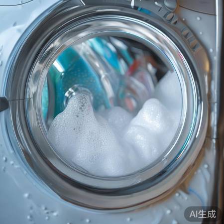 泡沫助洗衣洁净柔软