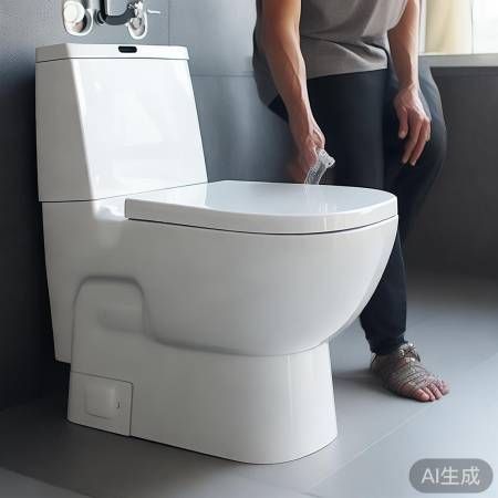 脚踢感应，如厕更舒心