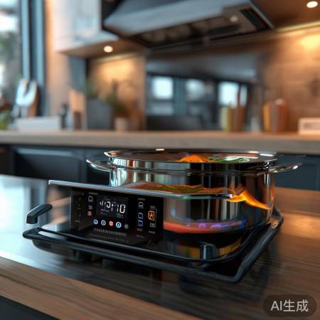 智能定时，美味省时燃气灶