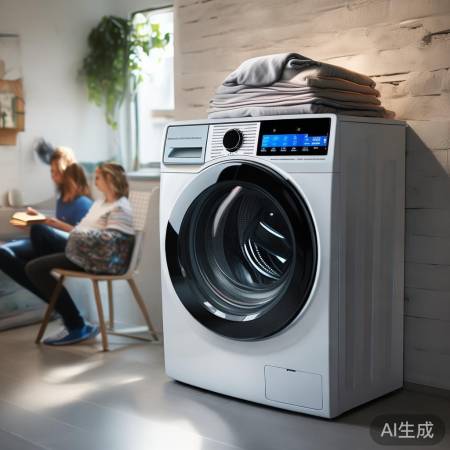 大容量洗衣机，智能预约，静音体