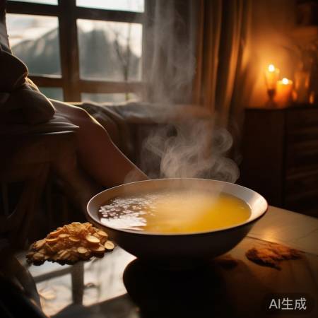 热水泡脚促睡眠