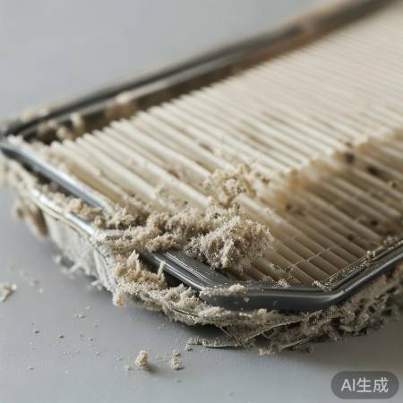 滤芯变脏需更换