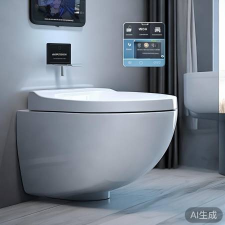 智能马桶墙板，智能家居互联