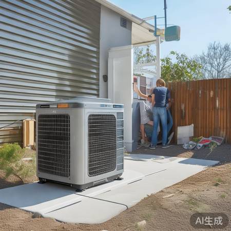 室外空气能热水器，防火灾隐患
