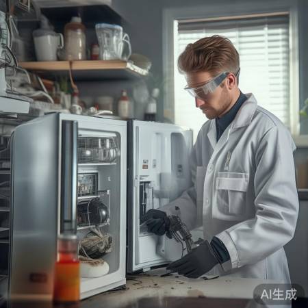 冰箱制冷剂泄漏,维修费用约30