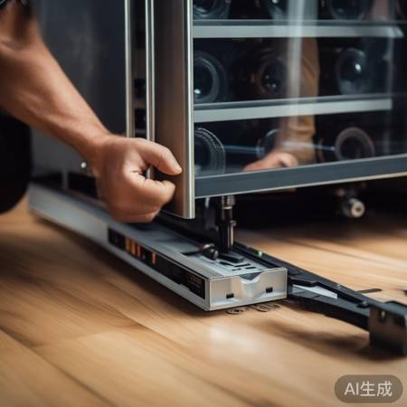 固定红酒柜，确保水平