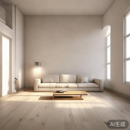 简约风格，空间明亮宽敞