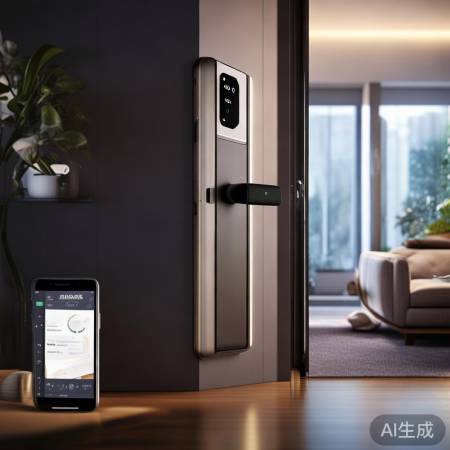 智能指纹锁，手机APP联动