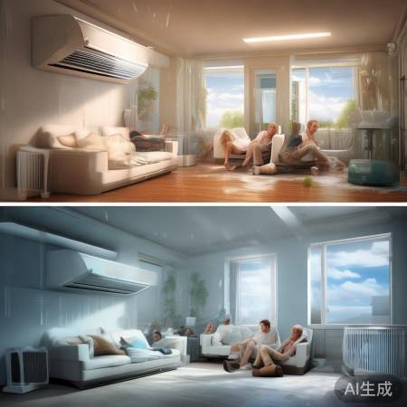 空调前后，舒适节能大不同。