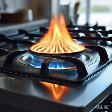 华帝燃气灶：分段燃烧，安全高效