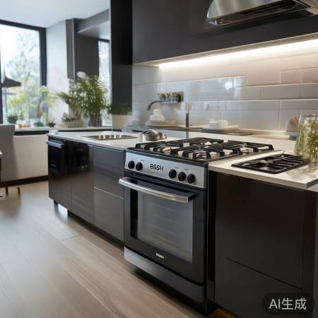 博西华燃气灶,高端时尚。