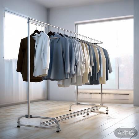抽拉裤架防霉,衣物更干爽