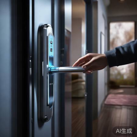 智能锁，一按开门