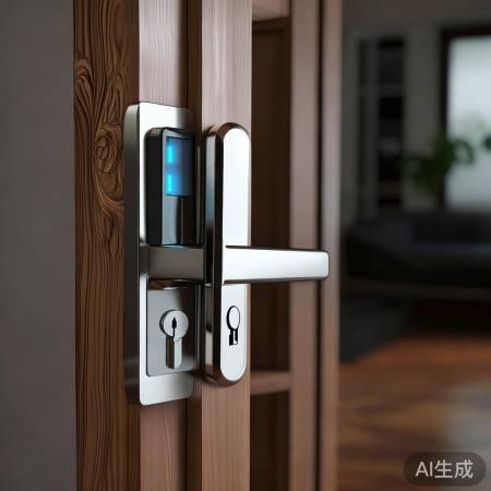 创维指纹锁，机械钥匙备用