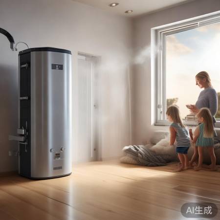 使用燃气热水器，保持通风