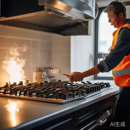 燃气灶漏电,先断电通风,再维修