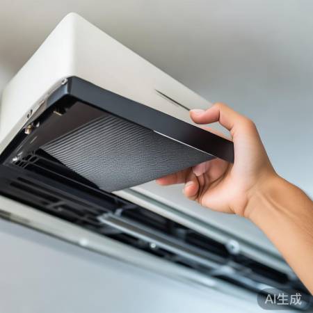 “空调滤芯黑色长方形盒子”