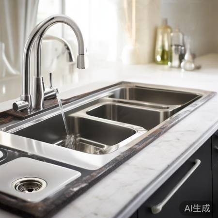 厨房水槽多样选，尺寸龙头下水关