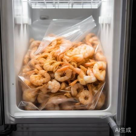 “密封冷藏防虾皮变黄”