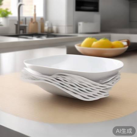 碗筷架:波浪与直板设计