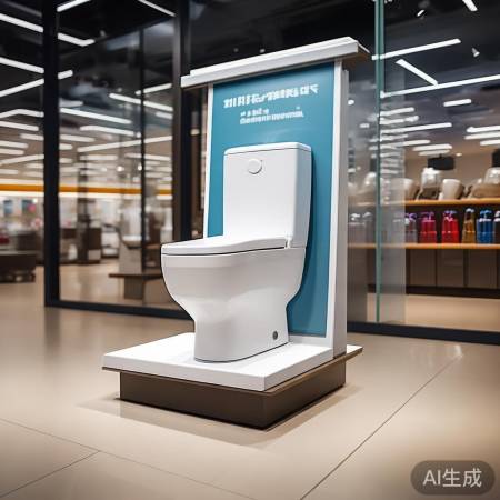 “浪鲸智能马桶展架尺寸介绍”