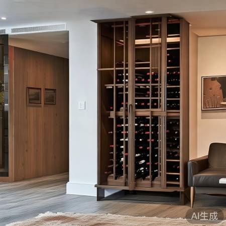 酒柜色彩协调家居风