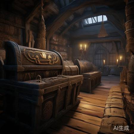 神秘船宝库,符号谜团