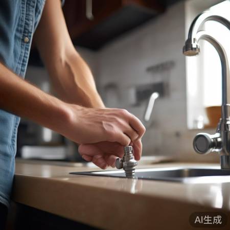 关闭水阀，确保安全