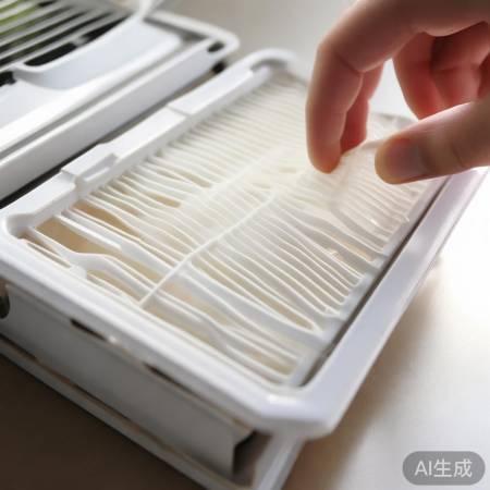 “空调滤芯纸质，拉出即完成”