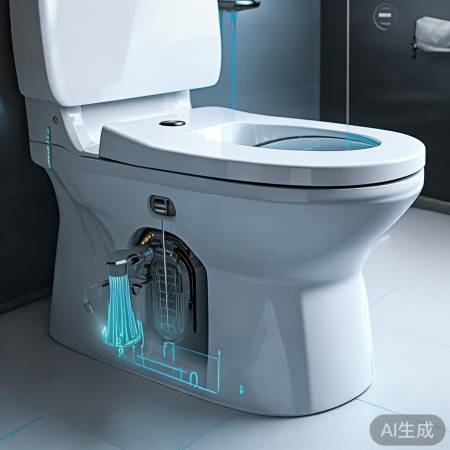智能马桶构造及溅水调整