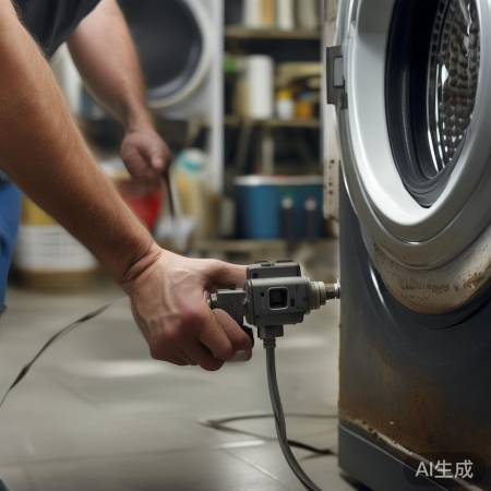 检查插头，确保洗衣机工作
