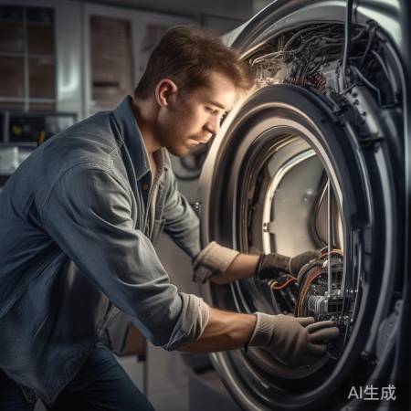 检查甩干电机，看有无异常