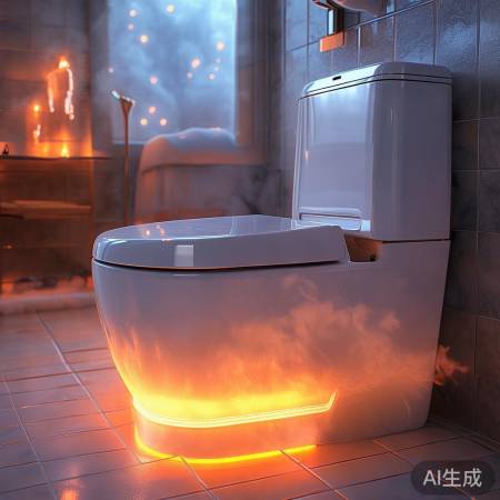 智能马桶，冬天温暖座圈