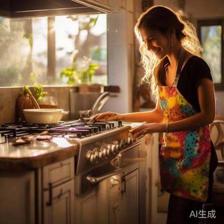 阳光厨房,烹饪惬意