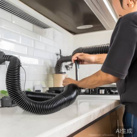 检查油烟机，确保安装牢固