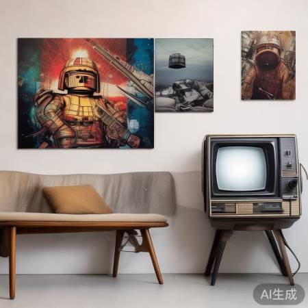 创意不规则打印,个性家居装饰