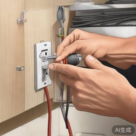 “接线并测试燃气灶”