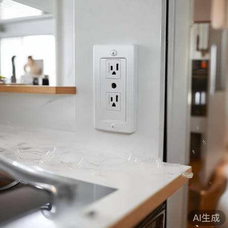 插座宜高置防潮溅