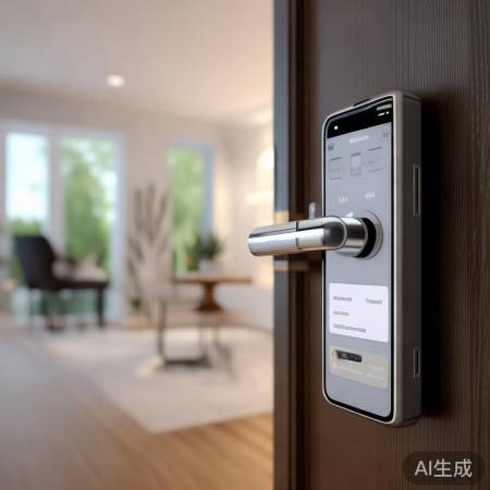 指纹锁，手机APP远程控制