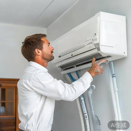 安装空调，调试效果