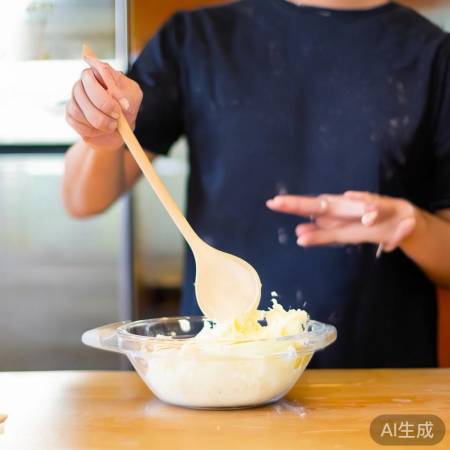 “搅拌时间定，温柔不易冻”