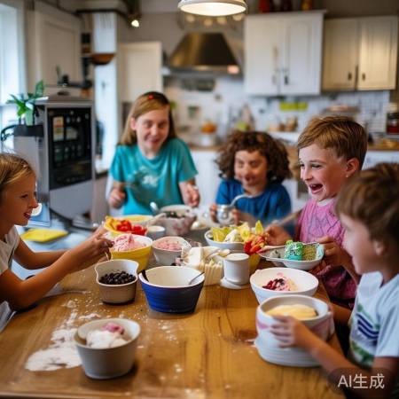 自制冰淇淋乐趣无穷