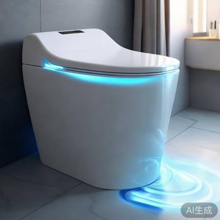 智能马桶自动冲洗,卫生无忧