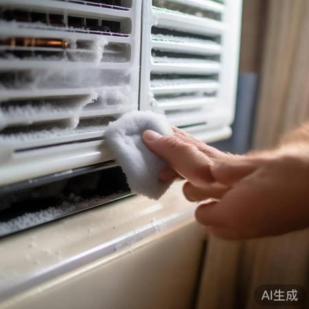 除霜简单,轻柔擦拭。