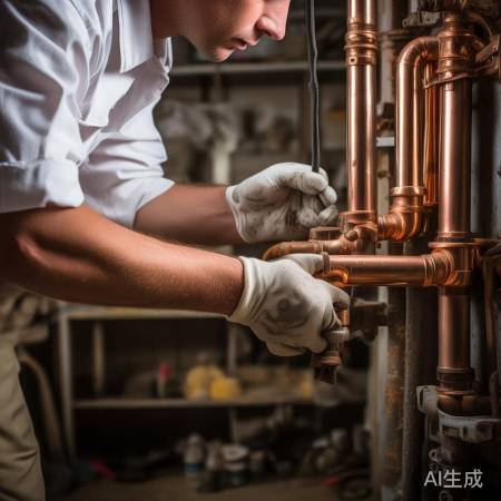 检查铜管，避免漏堵