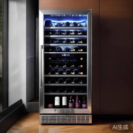 北欧红酒柜,温控照明,诱人储酒